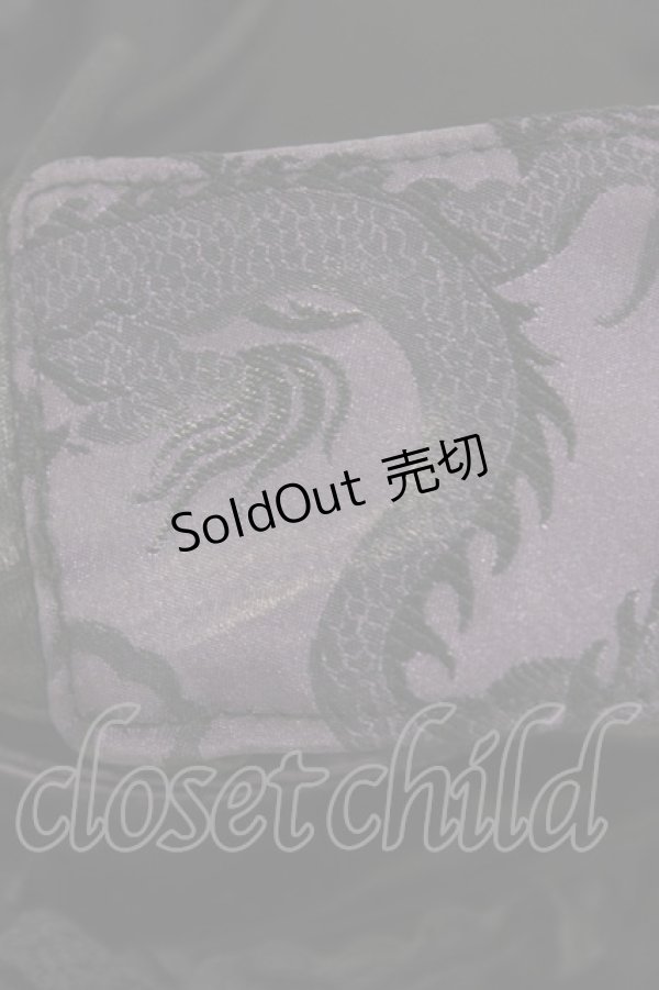 画像4: Qutie Frash / ジャガード切替ホルターワンピース  紫 H-26-01-20-1043-QU-OP-KB-ZH (4)