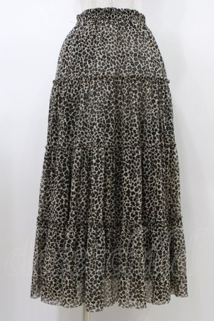 画像: Candy Stripper / TULLE TIERED SKIRT  レオパード H-26-01-20-1047-PU-SK-KB-ZH