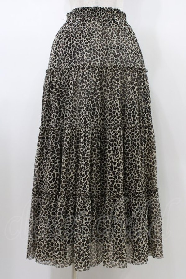 画像1: Candy Stripper / TULLE TIERED SKIRT  レオパード H-26-01-20-1047-PU-SK-KB-ZH (1)
