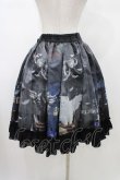 画像2: ATELIER PIERROT / Fallen Angelスカート  黒 H-26-01-20-1048-EL-SK-KB-ZH (2)