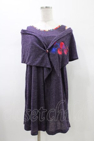 画像: gouk / ノースリーブチュニック  パープル H-26-01-20-1053-GO-TO-KB-ZH