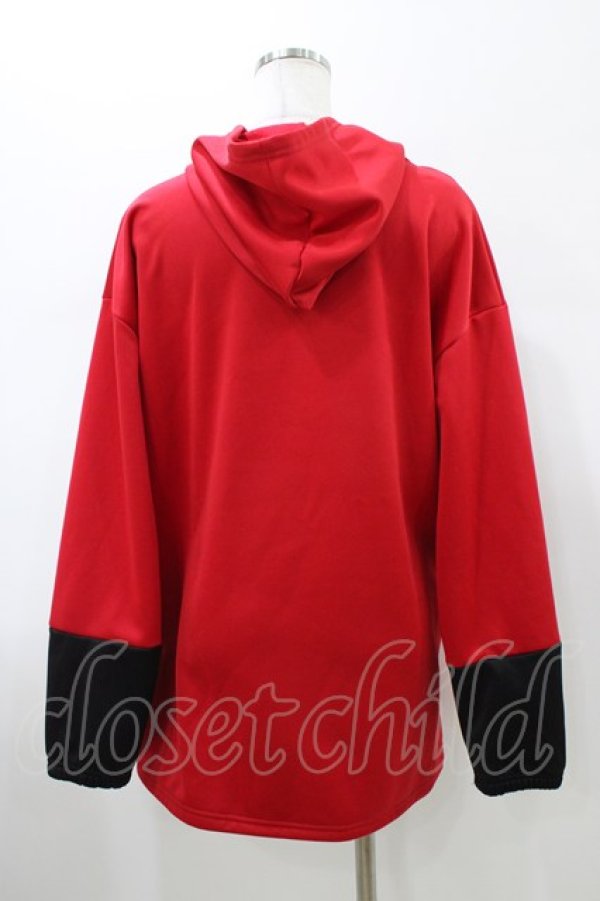画像2: NieR Clothing / 長袖プルパーカー F 赤 H-26-01-20-1055-PU-TO-KB-ZH (2)