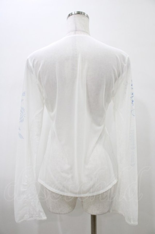 画像2: Candy Stripper / TATTOO LACE SHEER   オフホワイト H-26-01-20-1057-PU-TO-KB-ZH (2)