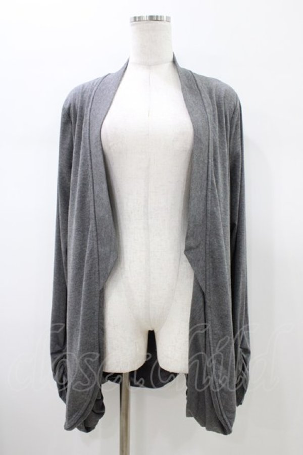 画像1: Rozen Kavalier / ドレープ風カットソーカーディガン  グレー H-26-01-20-1059-OO-TO-KB-ZH (1)
