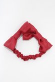 画像1: Jane Marple / Double Ribbons hair tie  red H-26-01-20-1008-JM-AC-KB-ZH (1)
