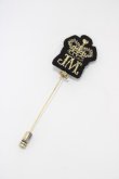 画像1: Jane Marple / クラウンロゴハットピン  ネイビー H-26-01-20-1011-JM-ZA-KB-ZH (1)