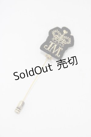 画像: Jane Marple / クラウンロゴハットピン  ネイビー H-26-01-20-1011-JM-ZA-KB-ZH