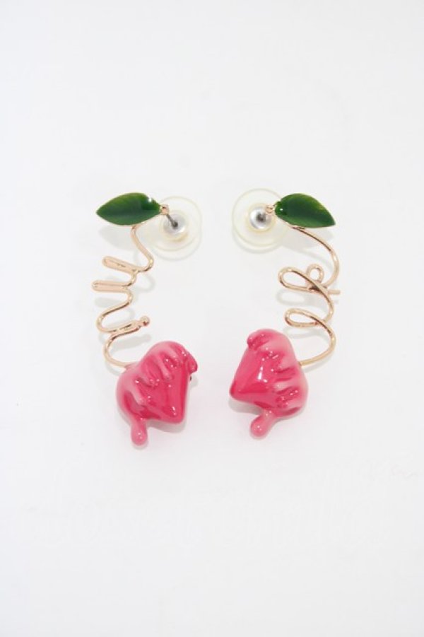 画像1: MILK / チェリーフォンデュピアス  ゴールド H-26-01-20-1013-ML-AC-KB-ZH (1)