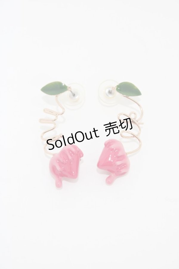 画像1: MILK / チェリーフォンデュピアス  ゴールド H-26-01-20-1013-ML-AC-KB-ZH (1)