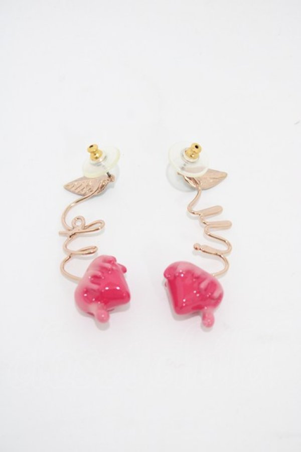 画像2: MILK / チェリーフォンデュピアス  ゴールド H-26-01-20-1013-ML-AC-KB-ZH (2)