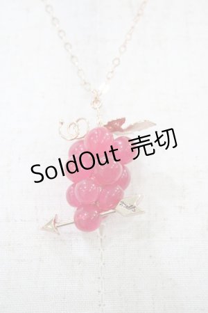 画像: MILK / グレープアローネックレス  グレープ×ゴールド H-26-01-20-1016-ML-AC-KB-ZH