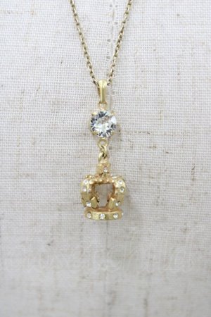 画像: Jane Marple / クラウンネックレス  ゴールド H-26-01-20-1019-JM-AC-KB-ZH