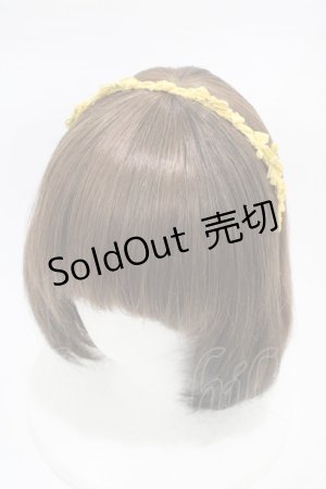 画像: Jane Marple / ブレードリボンカチューシャ  イエロー H-26-01-20-1002-JM-AC-KB-ZH