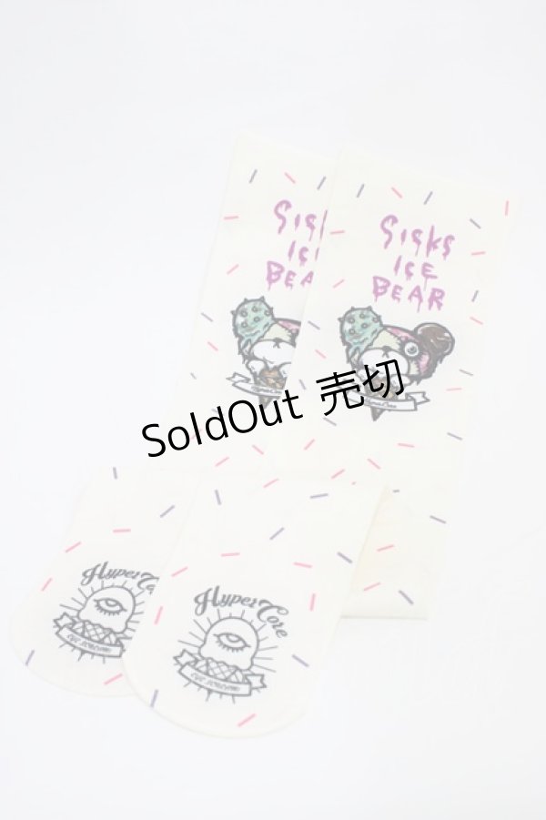 画像1: HYPER CORE / プリントニーハイ  アイボリー H-26-01-20-1024-PU-ZA-KB-ZH (1)