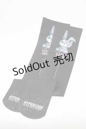 画像: HYPER CORE / プリントニーハイ  ブラック H-26-01-20-1025-PU-ZA-KB-ZH