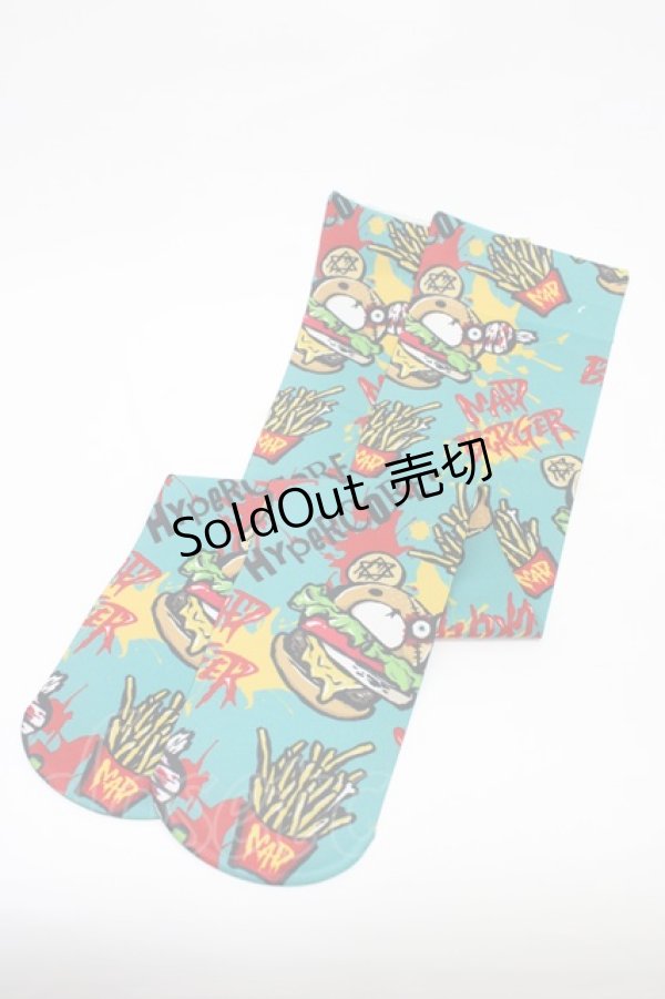 画像1: HYPER CORE / プリントニーハイ  総柄グリーン H-26-01-20-1027-PU-ZA-KB-ZH (1)