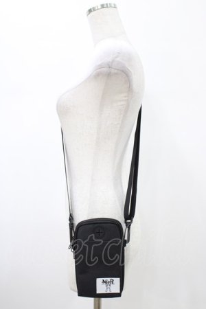 画像: NieR Clothing / ショルダーポーチ  黒 H-26-01-20-1030-PU-BG-KB-ZH