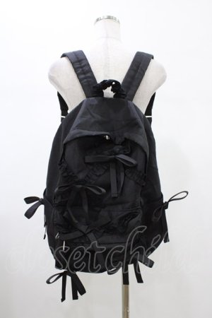 画像: Candy Stripper / FANCY RIBBON BACKPACK  ブラック H-26-01-20-1031-PU-BG-KB-ZH
