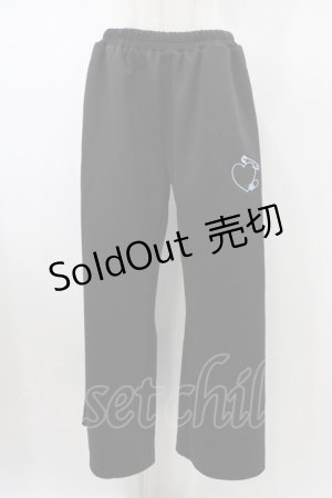 画像: ACDC RAG / 安心ジャージパンツ  ブラック H-26-01-20-1034-PU-PA-KB-ZH