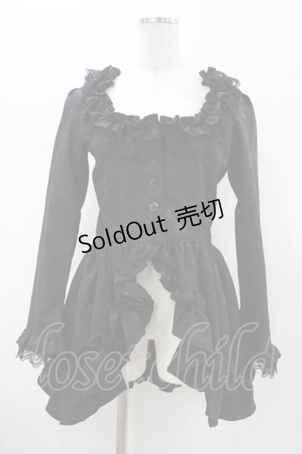 画像1: Antique beasT / Azaleaワンピース  黒 H-26-01-20-1036-PU-OP-KB-ZH (1)