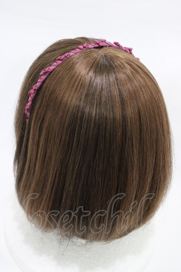 画像2: Jane Marple / ブレードリボンカチューシャ  ローズ H-26-01-20-1003-JM-AC-KB-ZH (2)