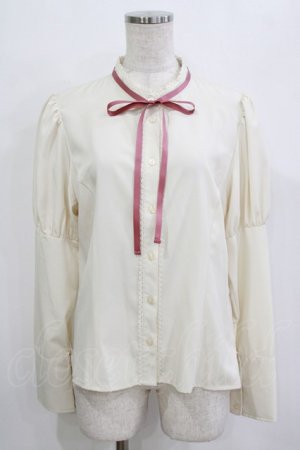 画像: Kurumi Collaboration / KRデシンジゴスリブラウス L オフ H-26-01-20-050-GO-BL-NS-ZH