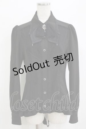 画像: Hoshibako Works / ヒヤシンスの詩ブラウス S ブラック H-26-01-20-052-LO-BL-NS-ZH