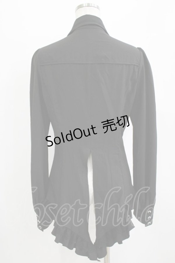 画像3: Hoshibako Works / ヒヤシンスの詩ブラウス S ブラック H-26-01-20-052-LO-BL-NS-ZH (3)