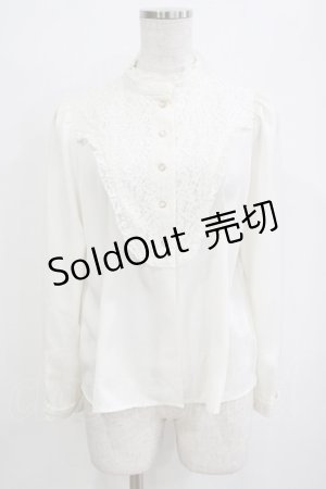 画像: an another angelus / ヨークレース切替ブラウス Free OFFWHITE H-26-01-20-054-CA-BL-NS-ZH