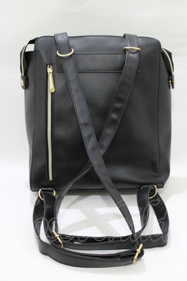 画像3: m petit by misako / AMリュック  ブラック H-26-01-20-067-LO-BG-NS-ZH (3)