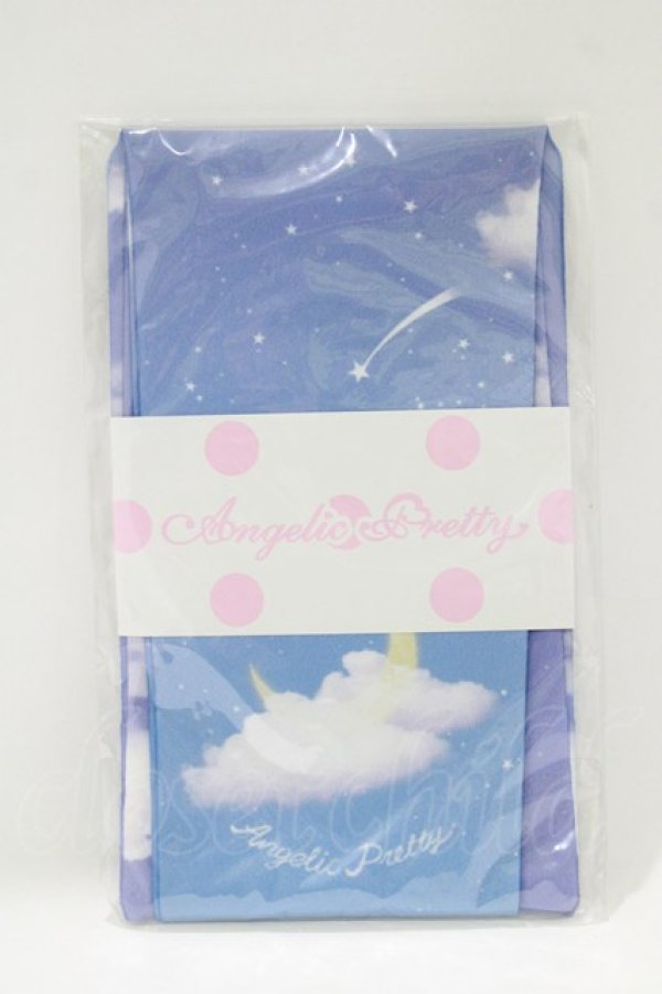 画像1: Angelic Pretty / Misty Sky Brilliant Colorオーバーニー  Aqua Symphony(ラベンダー×サックス) H-26-01-20-070-AP-ZA-NS-ZH (1)
