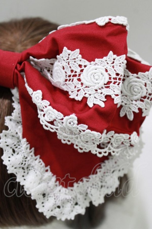 画像2: BABY,THE STARS SHINE BRIGHT / キャメロンカチューシャ  エンジ H-26-01-20-073-BA-ZA-NS-ZH (2)