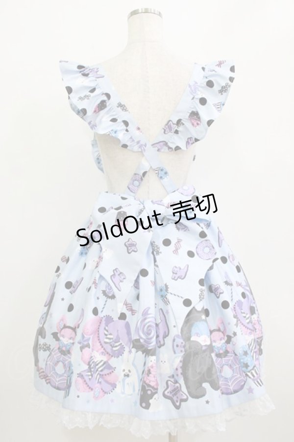 画像3: Angelic Pretty / Happy Treat Party Cafeスカート Free サックス H-26-01-20-001-AP-SK-NS-ZH (3)