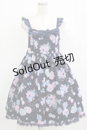 画像: Angelic Pretty / Sweetie Violetジャンパースカート Free ネイビー H-26-01-20-002-AP-OP-NS-ZH