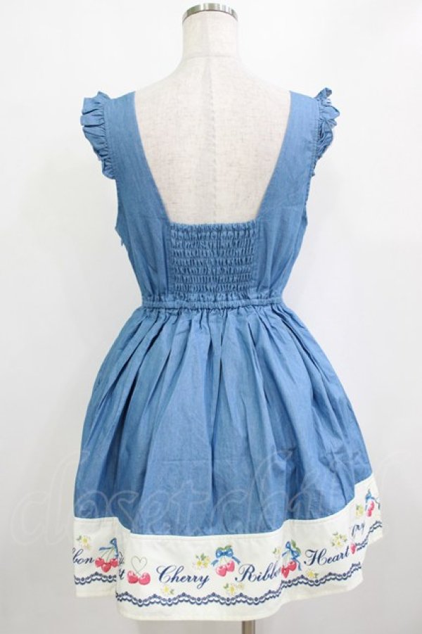 画像3: LIZ LISA / ダンガリーチェリージャンスカ Free ブルー H-26-01-20-019-LO-OP-NS-ZH (3)