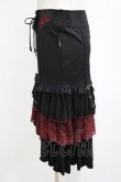画像2: Ozz oneste / 薔薇刺繍タイトスカート  黒 H-26-01-21-025-OO-SK-KB-ZH (2)