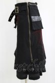 画像2: Ozz On / 刺繍オーバー付レイヤードスカート  ブラック H-26-01-21-026-OO-SK-KB-ZH (2)