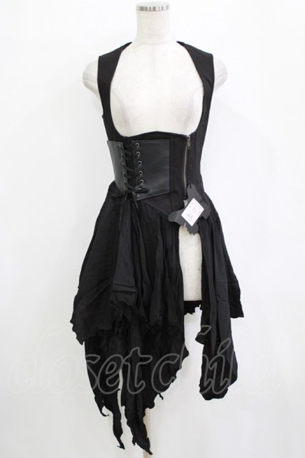 画像1: Sheglit / "Restraint"レザーベスト M ブラック H-26-01-21-028-EL-OP-KB-ZH (1)