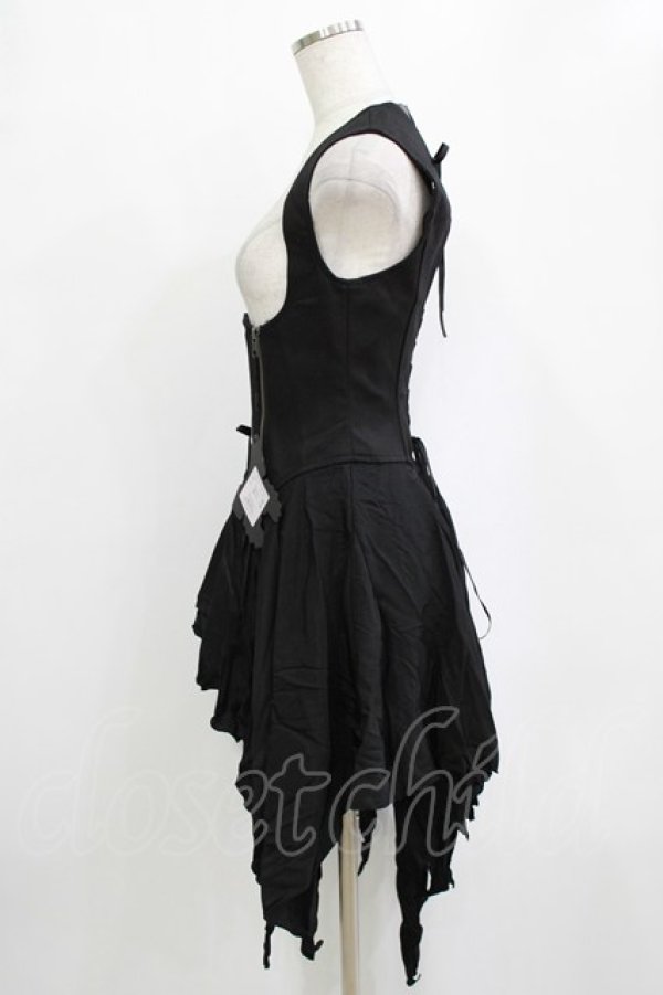 画像2: Sheglit / "Restraint"レザーベスト M ブラック H-26-01-21-028-EL-OP-KB-ZH (2)