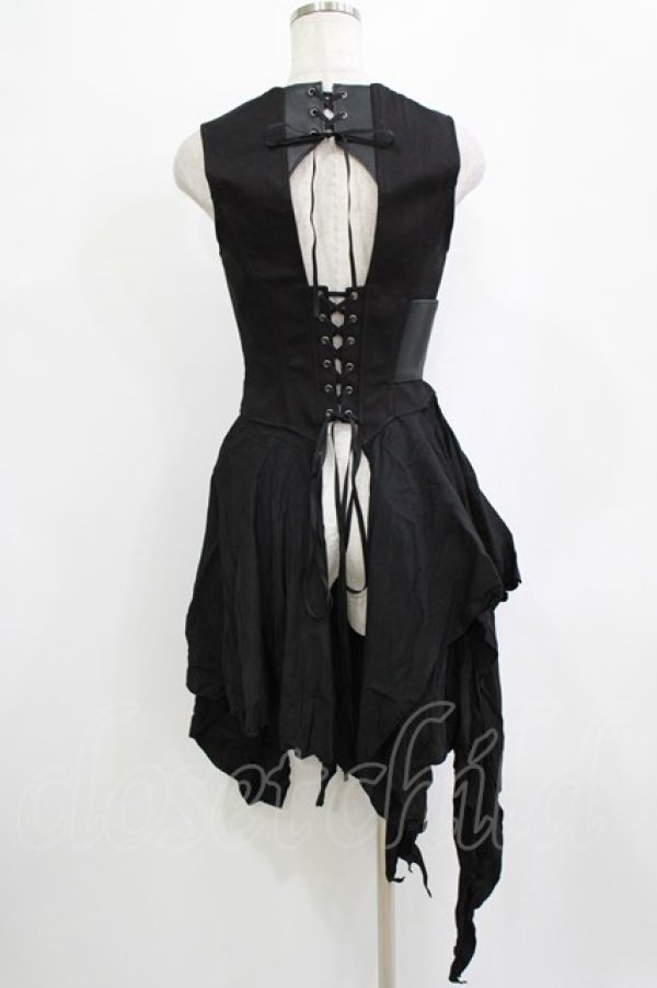 画像3: Sheglit / "Restraint"レザーベスト M ブラック H-26-01-21-028-EL-OP-KB-ZH (3)