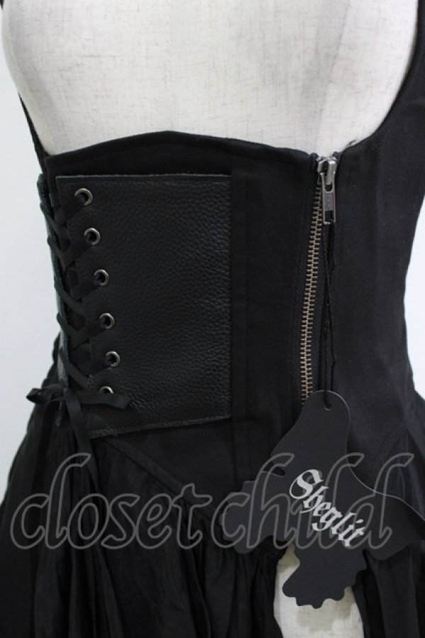 画像4: Sheglit / "Restraint"レザーベスト M ブラック H-26-01-21-028-EL-OP-KB-ZH (4)