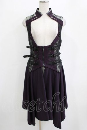 画像: Ozz Croce / オーバー付きベスト  紫 H-26-01-21-029-OO-TO-KB-ZH