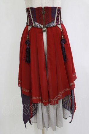 画像: Ozz oneste / 2Wayオーバーコルセット  ボルドー H-26-01-21-033-OO-ZA-KB-ZH