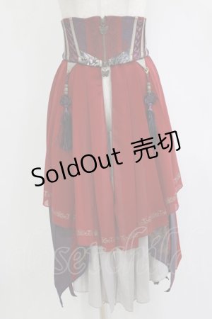 画像: Ozz oneste / 2Wayオーバーコルセット  ボルドー H-26-01-21-033-OO-ZA-KB-ZH