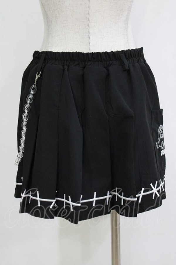 画像3: ACDC RAG / ムーンバニードールズスカート  ブラック H-26-01-21-034-PU-SK-KB-ZH (3)