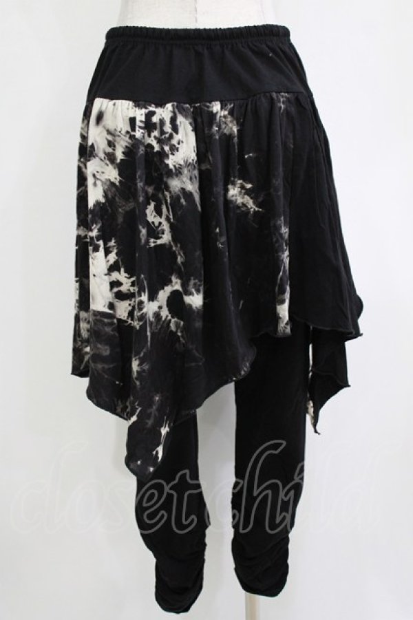 画像3: ALGONQUINS / レイヤードパンツ  黒 H-26-01-21-036-AL-PA-KB-ZH (3)