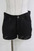 画像1: PEACE NOW / ショートパンツ M 黒 H-26-01-21-037-PU-PA-KB-ZH (1)