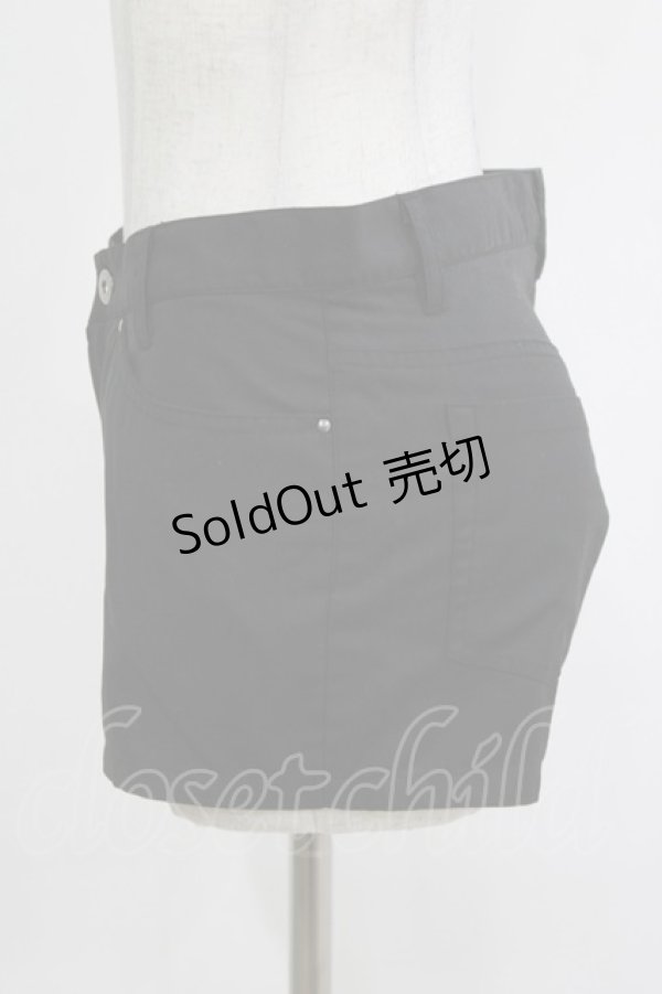 画像2: PEACE NOW / ショートパンツ M 黒 H-26-01-21-037-PU-PA-KB-ZH (2)