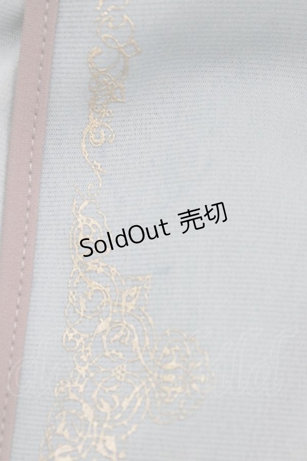 画像7: Ozz oneste / 和チャイナワイドパンツ  サックス H-26-01-21-038-OO-PA-KB-ZH (7)