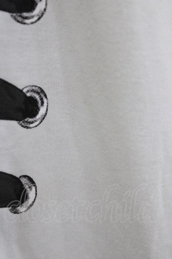 画像4: LISTEN FLAVOR / レースアップリボンセーラーワンピース  ホワイト H-26-01-21-044-PU-OP-KB-ZH (4)